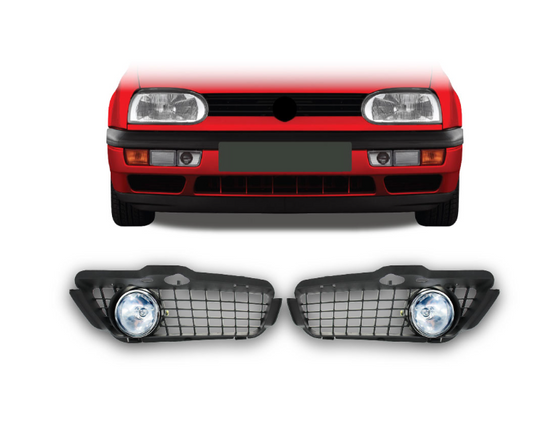 Golf 3 Under Bumper Fog Light Set