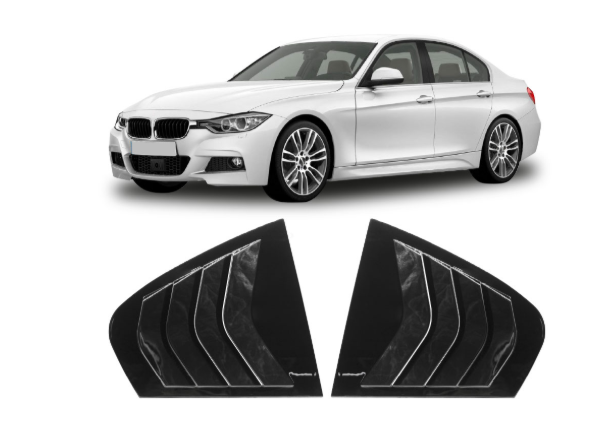 F30 Quarter Glass Louvers Set Slant Style