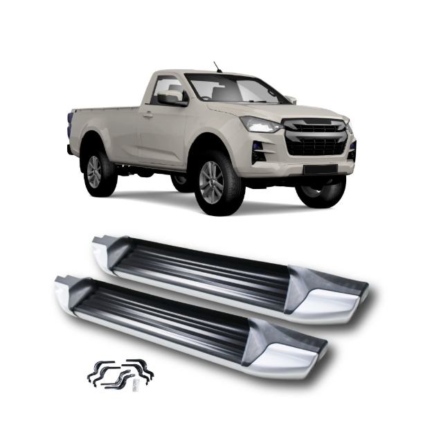 Isuzu D-Max Side Steps Set 2022+ - Single Cab