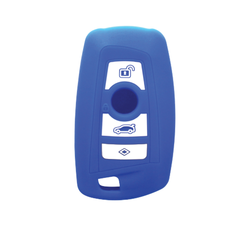 F30/F32 3 Button Silicone Key Fob Case - Blue