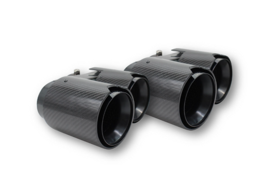 X5 G05 M Style Carbon Fiber Tail Pipes Set 2019+