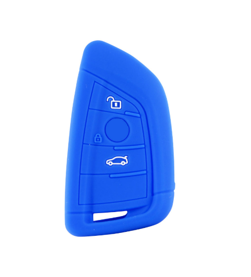 G20 3 Button Silicone Key Case - Blue