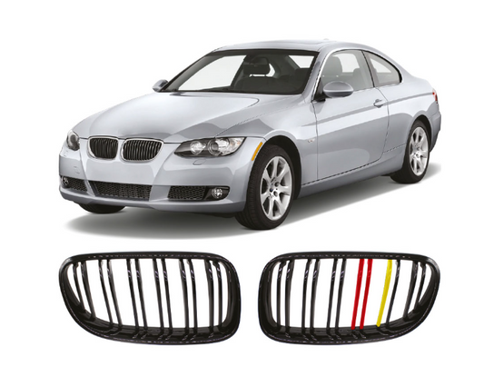 E92 M4 Style Kidney Grilles with German Colors