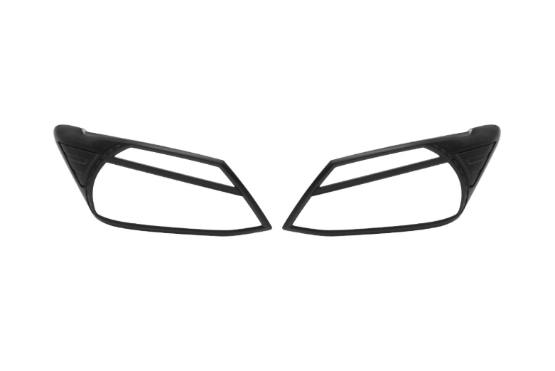 Isuzu Headlight Trim Set 2012-2015 - Black