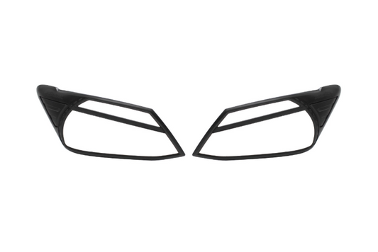 Isuzu Headlight Trim Set 2012-2015 - Black