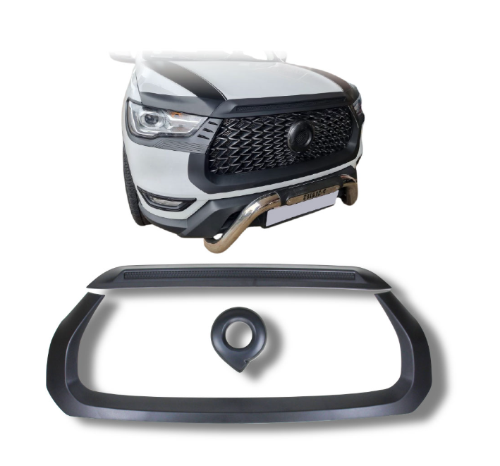GWM P-Series Commercial Grille Black Out Cover 2021+