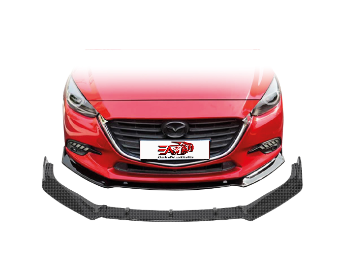 Mazda 3 Front Lip 2016+ - Carbon