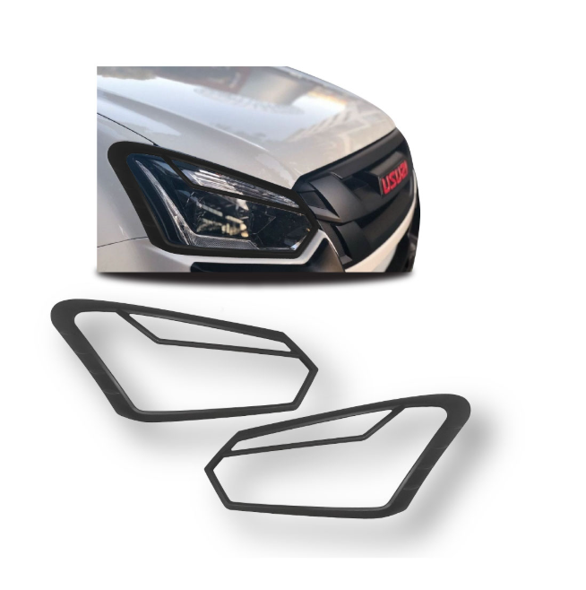 Isuzu LED Headlight Trim Set 2016-2021 - Black