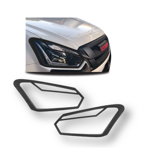 Isuzu LED Headlight Trim Set 2016-2021 - Black