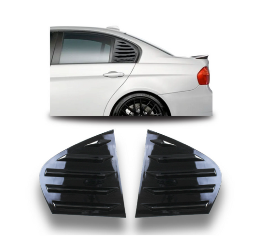 E90 Quarter Glass Window Louvers Set