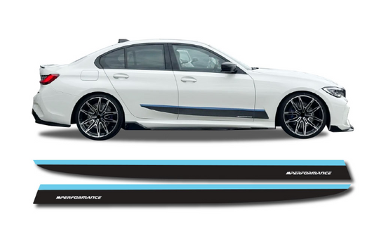 G20 M-Performance Side Decal Stickers Blue