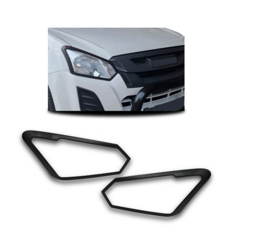 Isuzu Halogen Headlight Trim Set 2016-2021 - Black