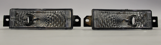 E30 Clear Bumper Indicator Light Set