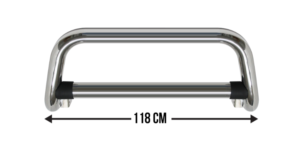 Amarok Chrome Nudge Bar 2023+ AW