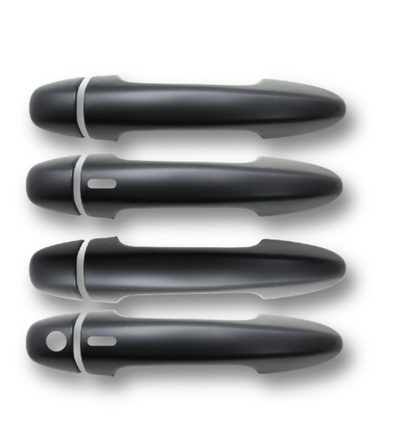 Toyota Hilux Door Handle Covers Set 2016+ - Black