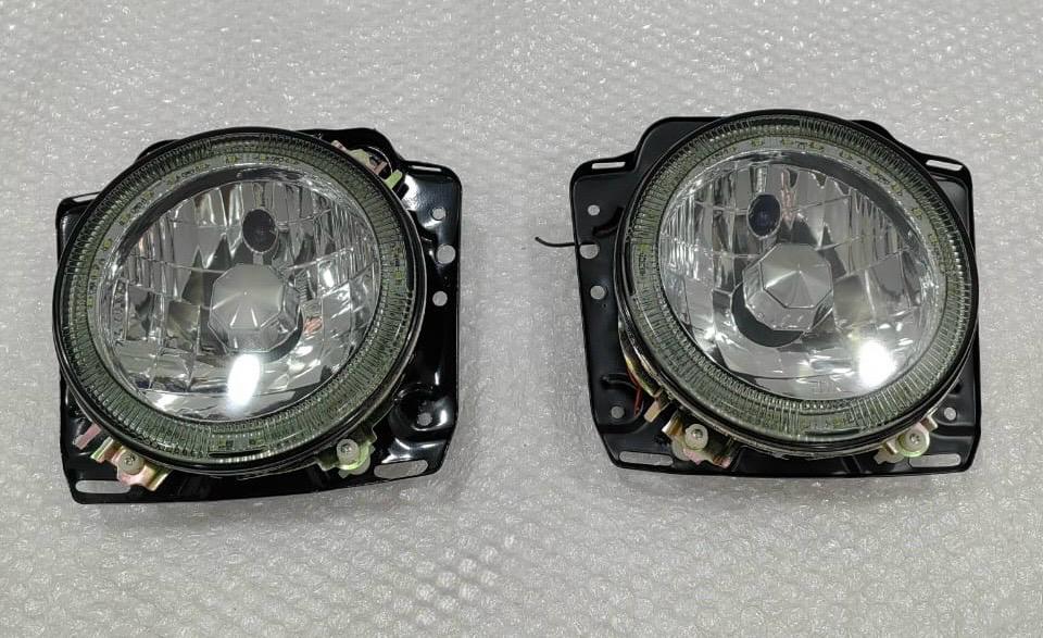 Golf 2 Headlight Set Angel Eyes