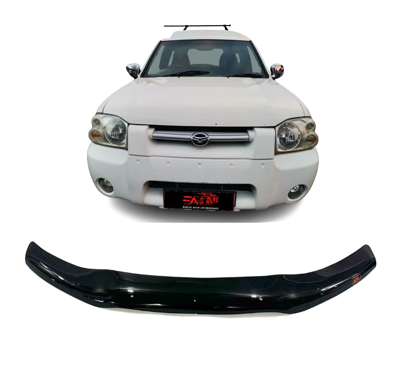GWM Steed Gloss Black bonnet guard 2008-2011