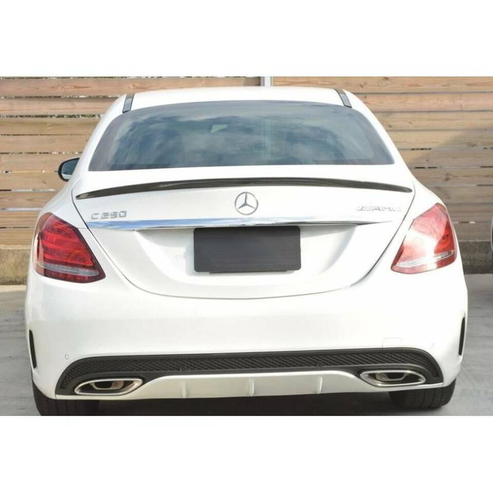 C-Class W205 C63 Style Boot Spoiler