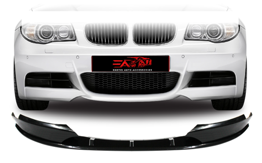 E82 M-Performance Gloss Black Front Lip