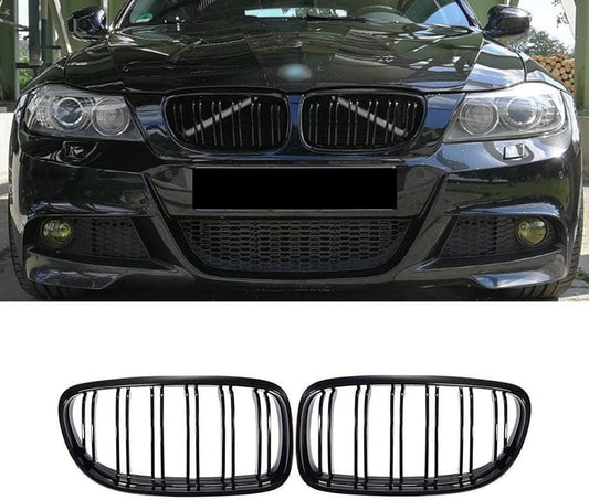 E90 Facelift Dual Slat Kidney Grilles 2009+