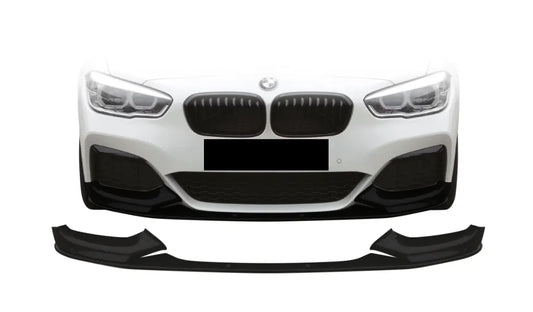 F20 matt black 3-piece front lip 2015+