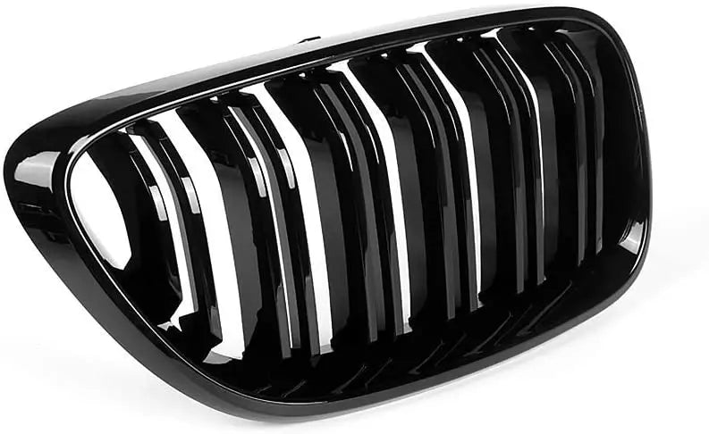 F22 Dual Slat Gloss Black Kidney Grilles