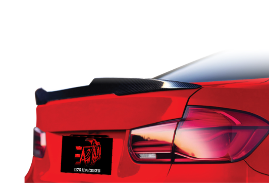 F30 M4 style gloss black spoiler