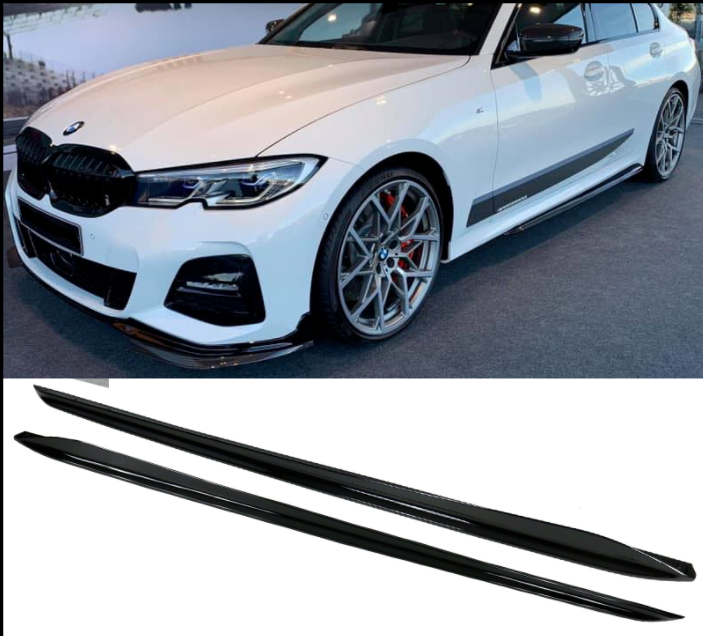 G20 M-Performance Gloss Black Side Skirts 172cm