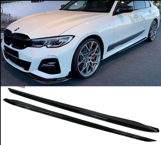 G20 M-Performance Gloss Black Side Skirts 172cm