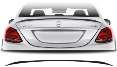 C-Class W205 C63 Style Boot Spoiler