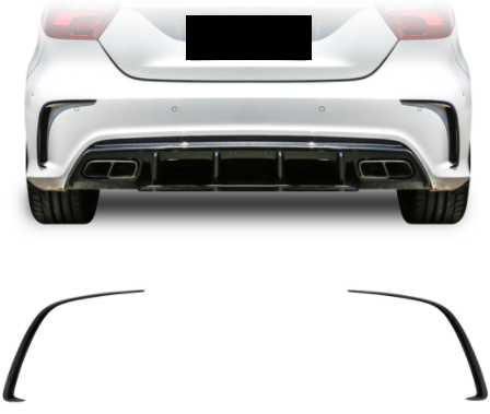A-Class W176 Rear Canards