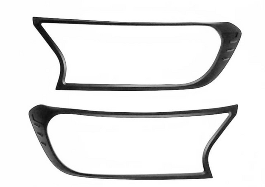 Ford Ranger Black Headlight Trim Set 2016-2022