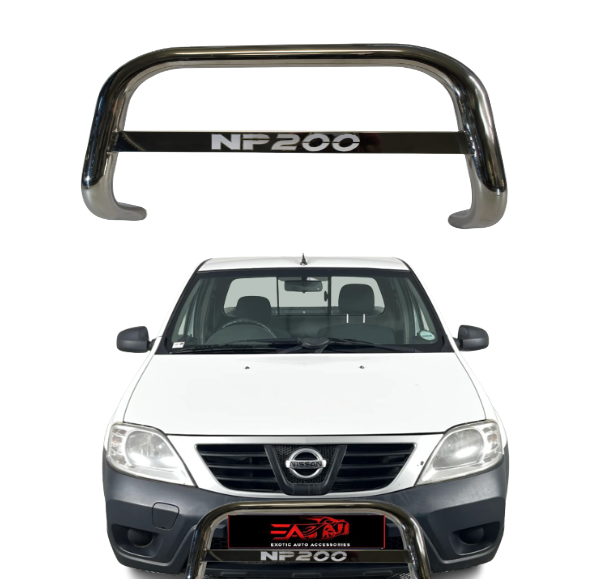 Nissan NP200 Chrome Nudge Bar 2010+