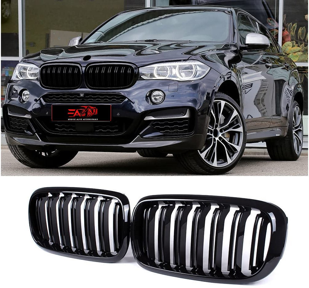 X5/X6 F15/F16 M4 Style Kidney Grilles Set