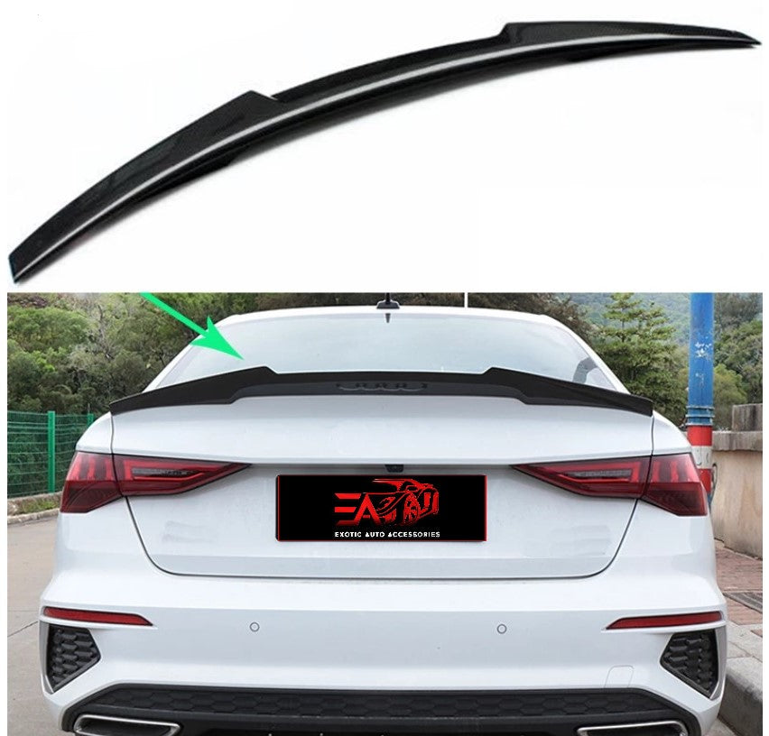 A3 8V/8V2 2014-2020 V-Style Gloss Black Boot Spoiler