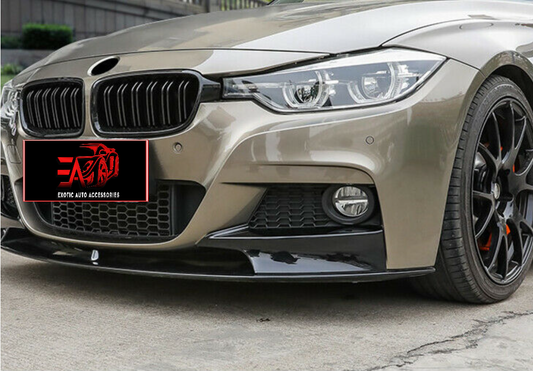F30 M-Sport Gloss Black Front Lip