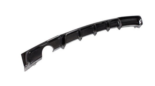 F30 gloss black single sided single pipe diffuser