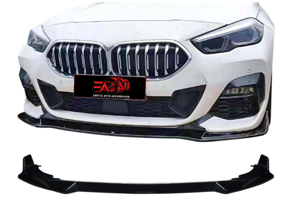 F44 Gran Coupe gloss black 1-piece front lip
