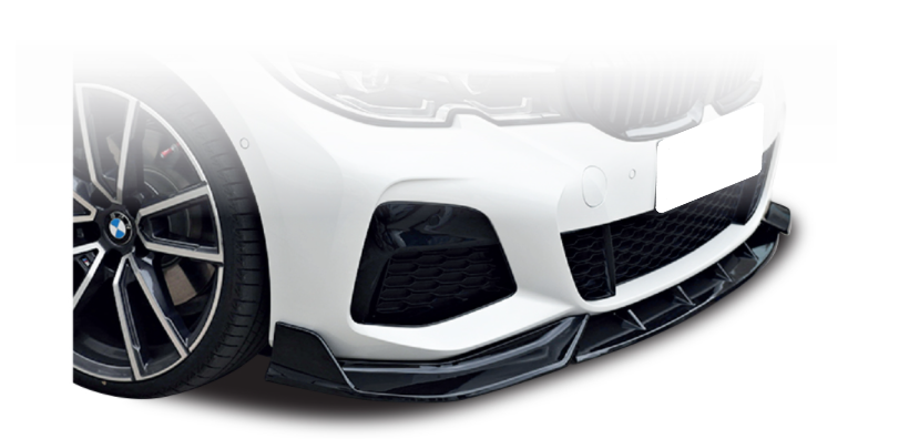 G20 Comp Style Gloss Black Front Lip