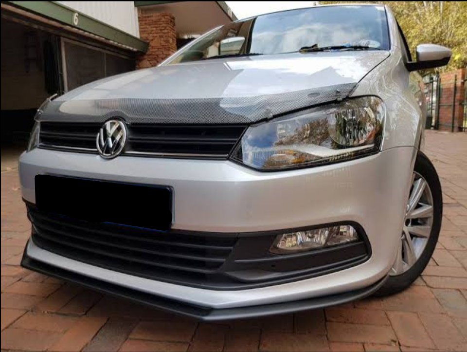Polo 6 slim gloss black front lip