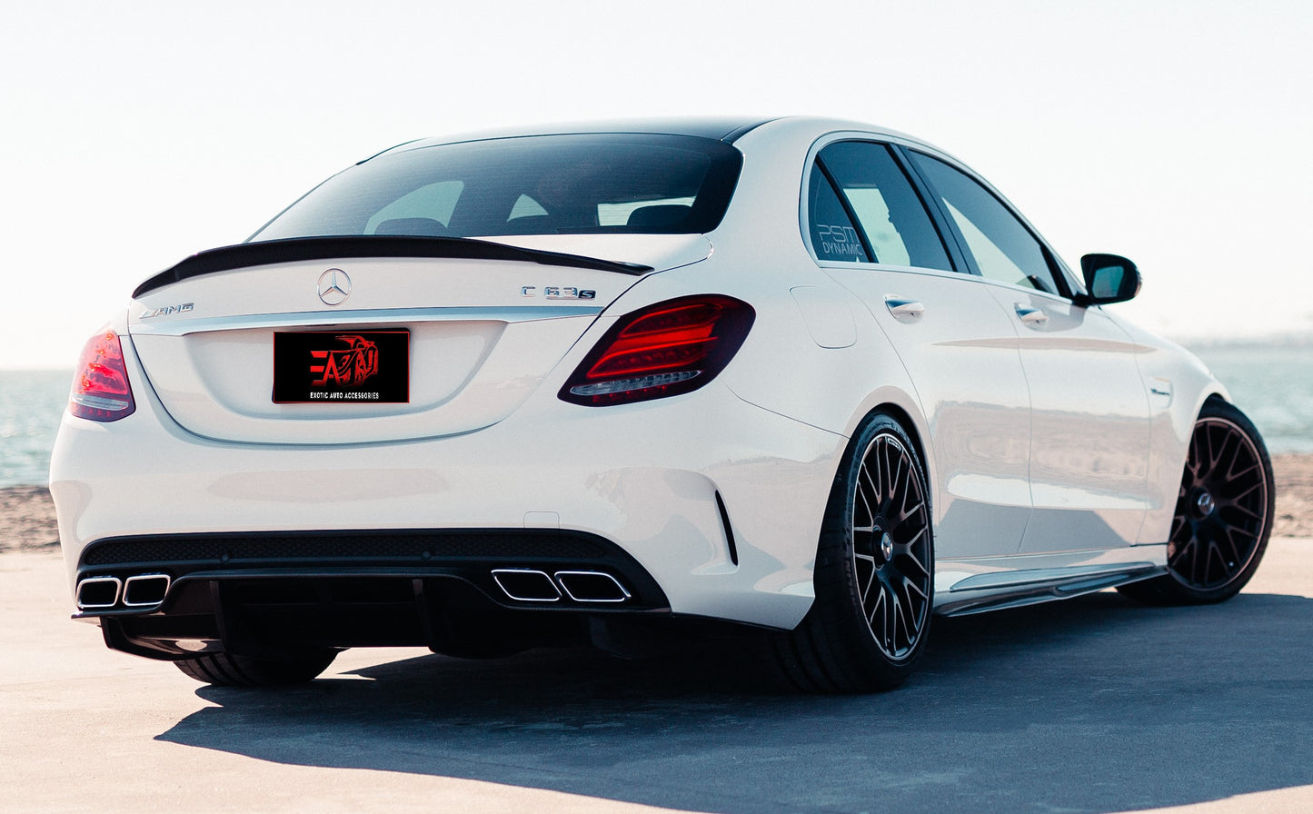 C-Class W205 Sedan PSM Boot Spoiler