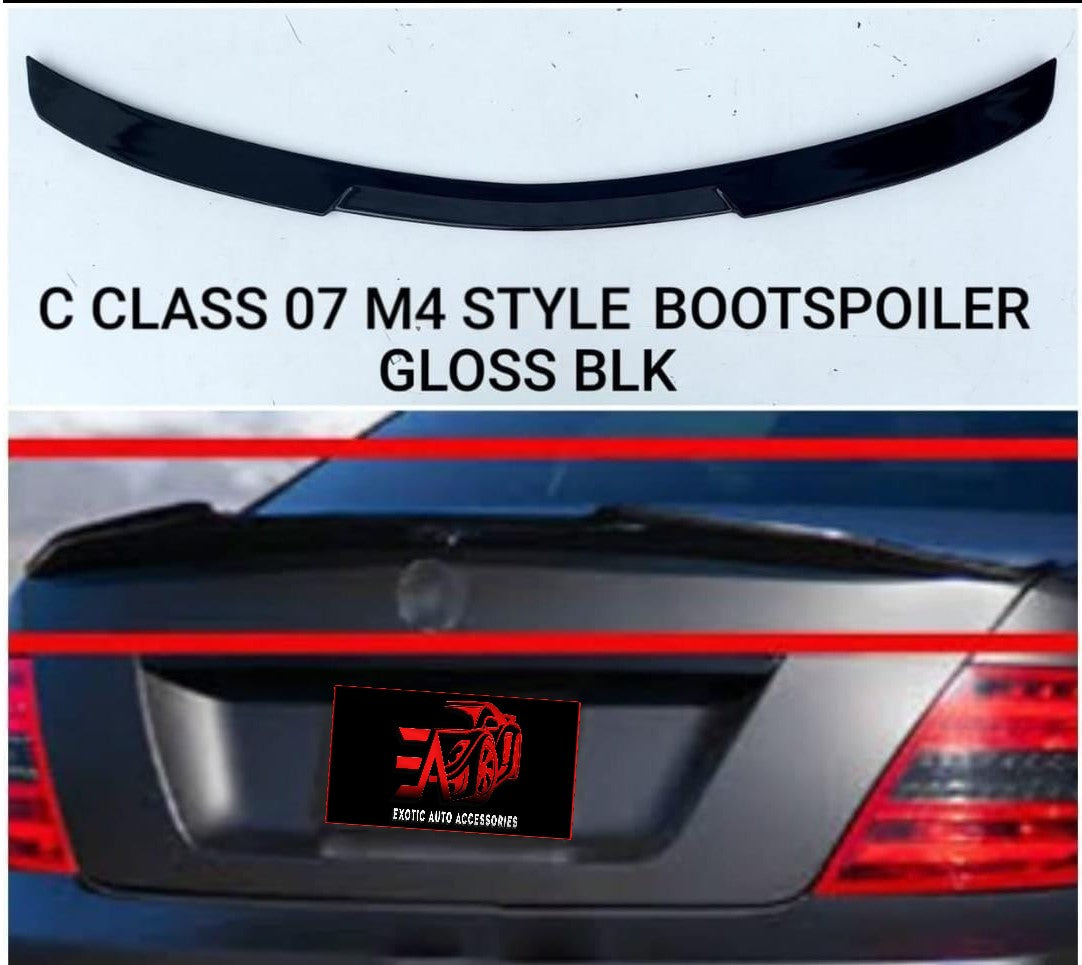 C-Class W204 V Style Boot Spoiler